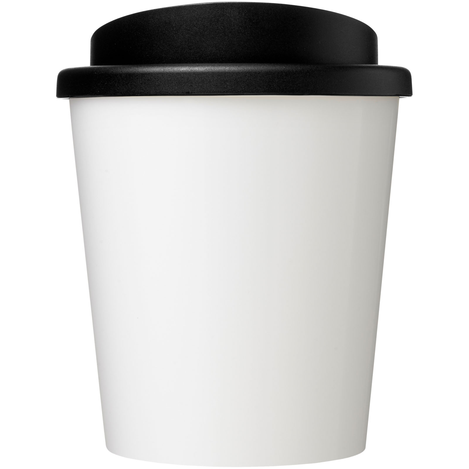 Becher, To-Go-Becher, Kaffee-Becher, White, Schwarzdeckel