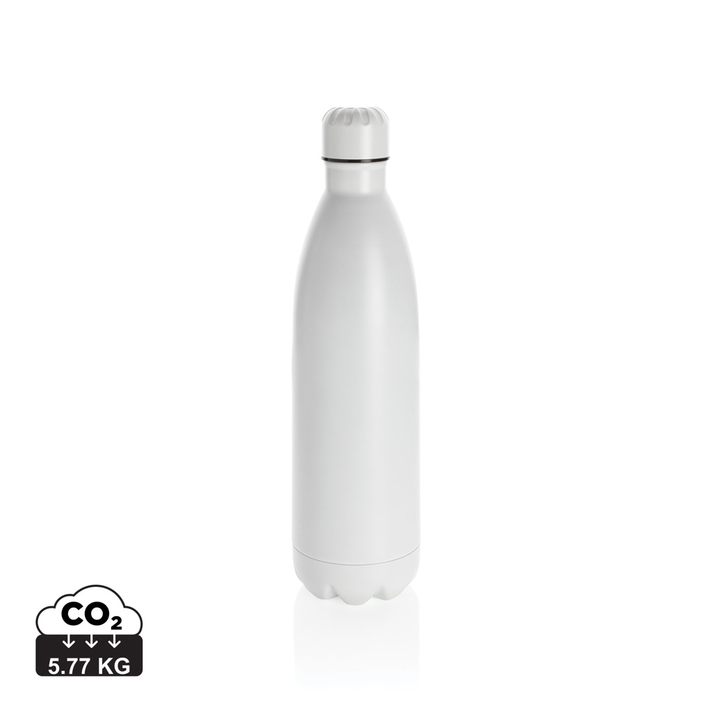 Stainless steel bottle, Wasserflasche, Isolierte Flasche, Weiße Flasche, Umweltfreundlich