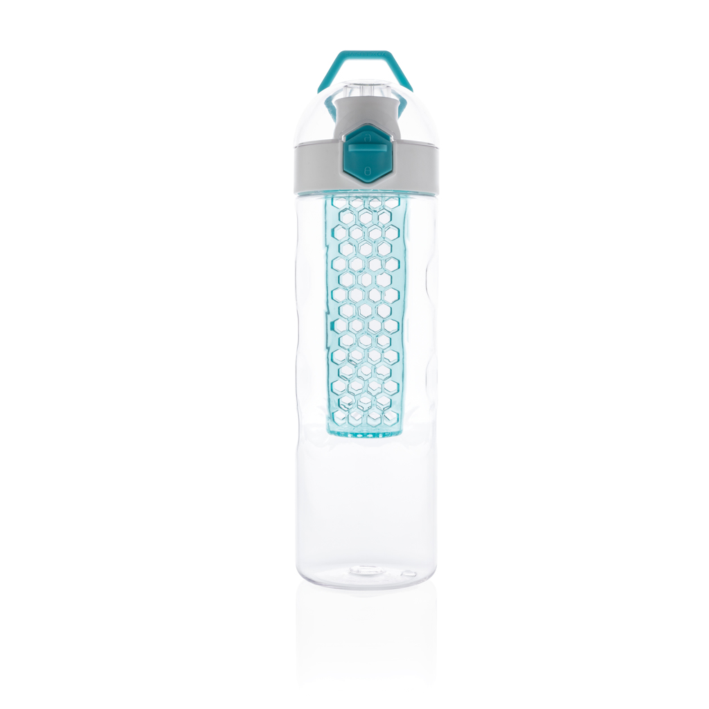 Trinkflasche, Wasserflasche, Hebelverschluss, Hexagonal Muster, Kappe