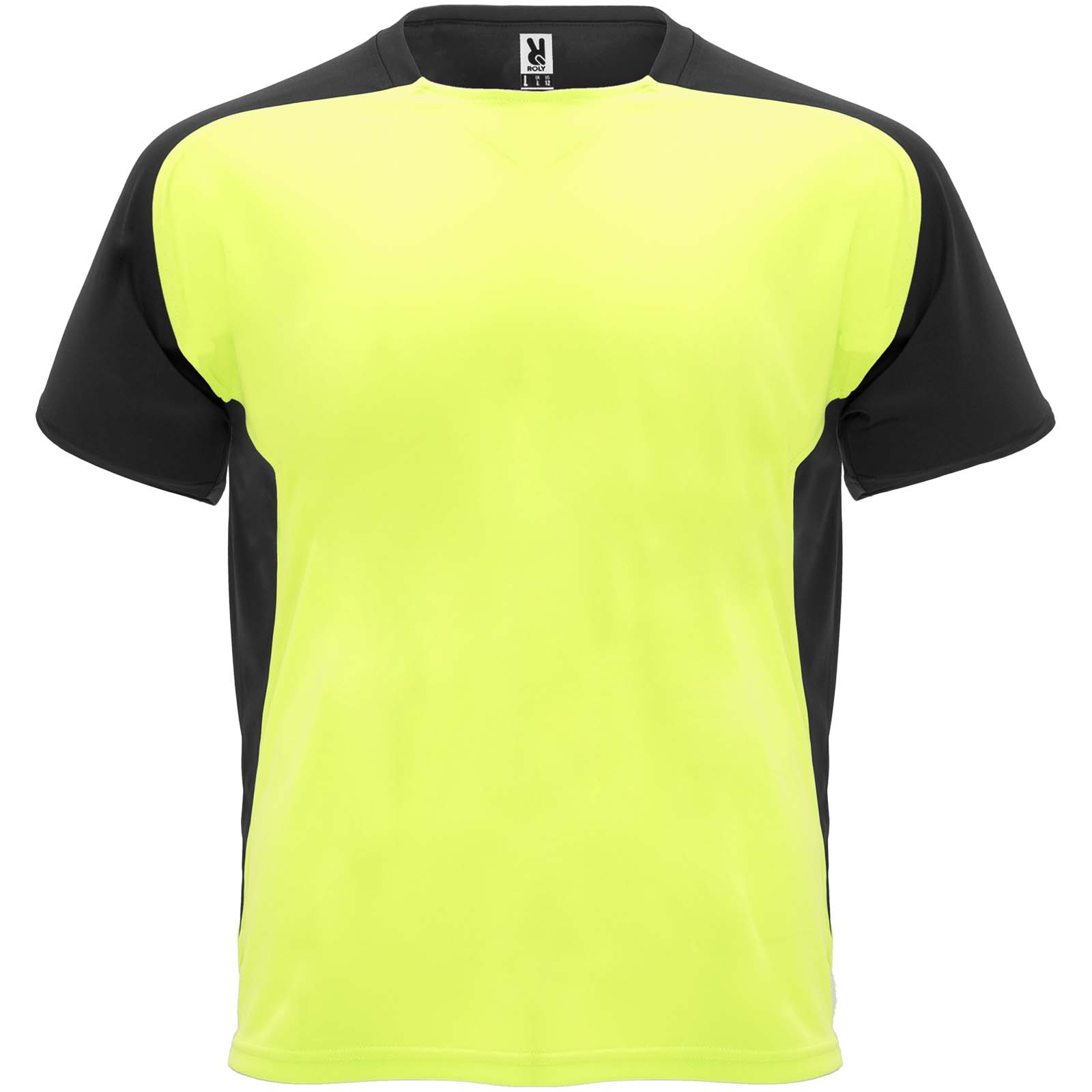 Hochsichtbares Shirt, Neon Gelb, Kurzarm, Sportswear, Two-Tone, hochsichtbares-Top, neongelb, T-Shirt, Kurzarm, Sportswear