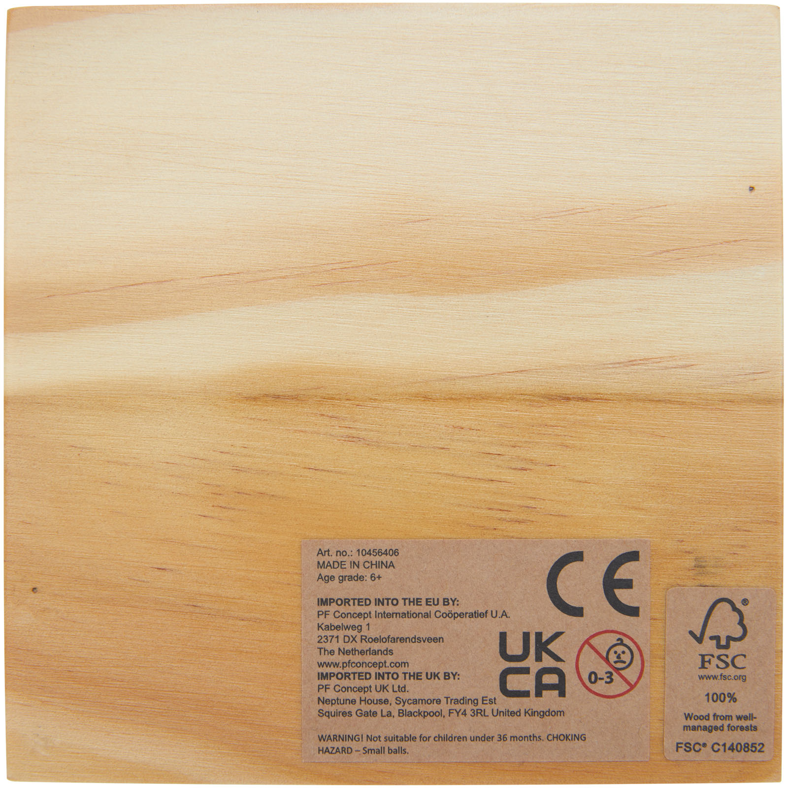 holz, holzartig, birke, platte, fsc-etikett