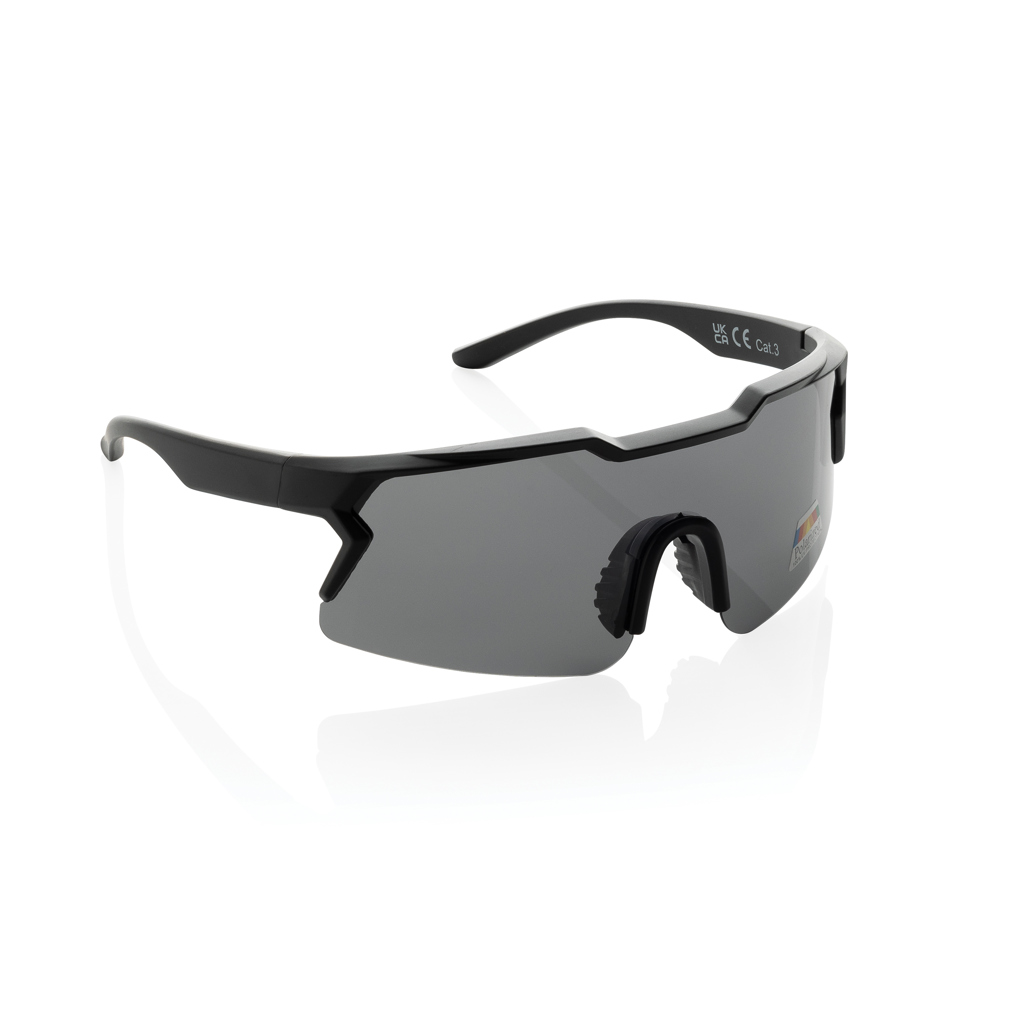 Sportsbrille, Einigenkonstruktion, Grau, Polycarbonat, Radsport