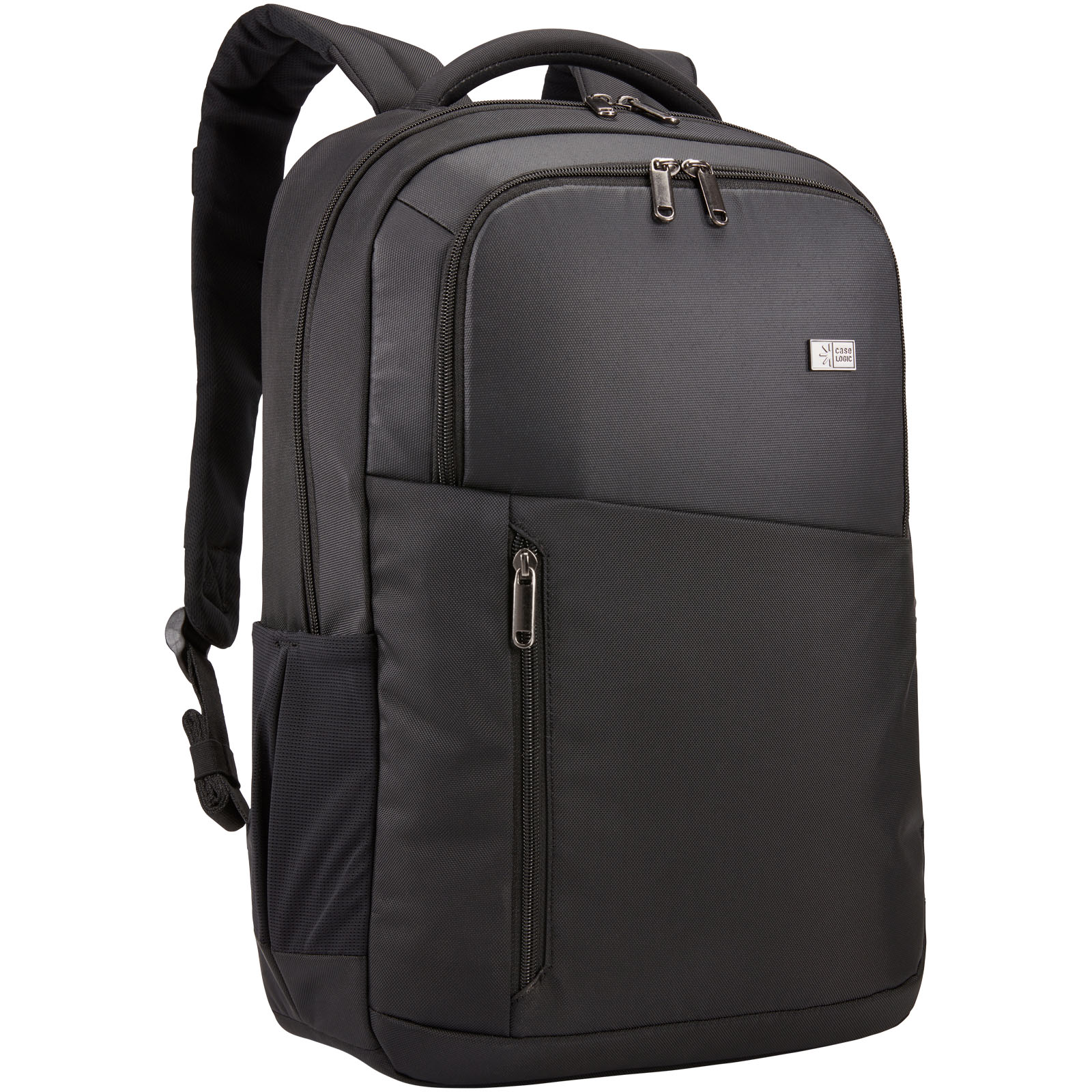 Rucksack, Laptop-Rucksack, Schwarz, Vordertasche, Seitenfach