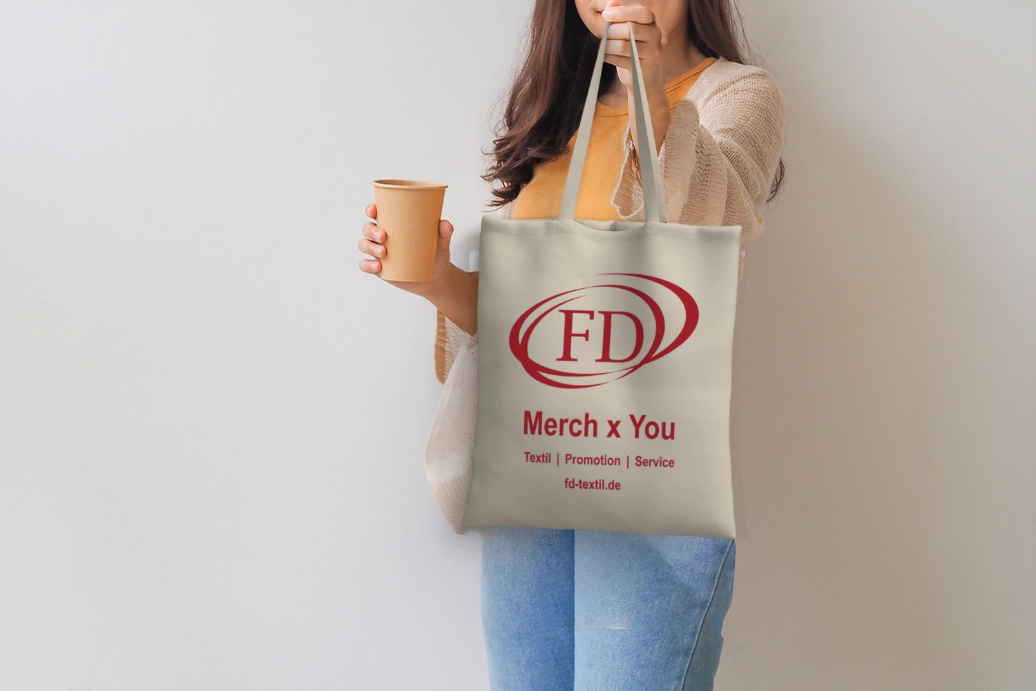 Baumwollshopperbag mit Druck 1-farbig auf einer Seite
