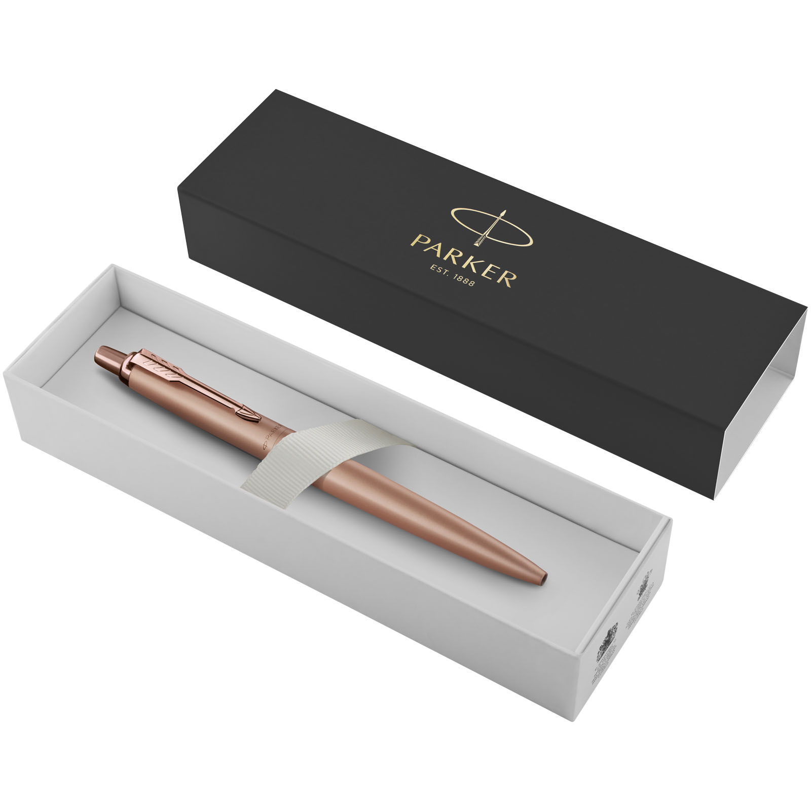 stift, rose-gold, metallisch, geschenkbox,  Parker