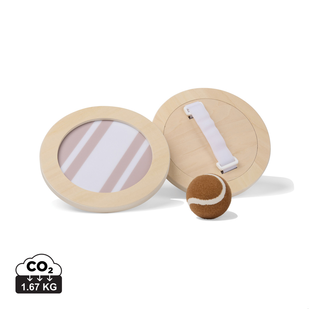 Holzrahmen, Beschwichtigungsgel, Tennisball, Kreisel-Aufhänger, CO2-Label, Holzrahmen, Schattenkugel, Tennisball, Trainingsset, Tröpfchengewicht, Holzrahmen, Tennisball, Laufsport-Training, Magnetisches Training, Spin-Disc