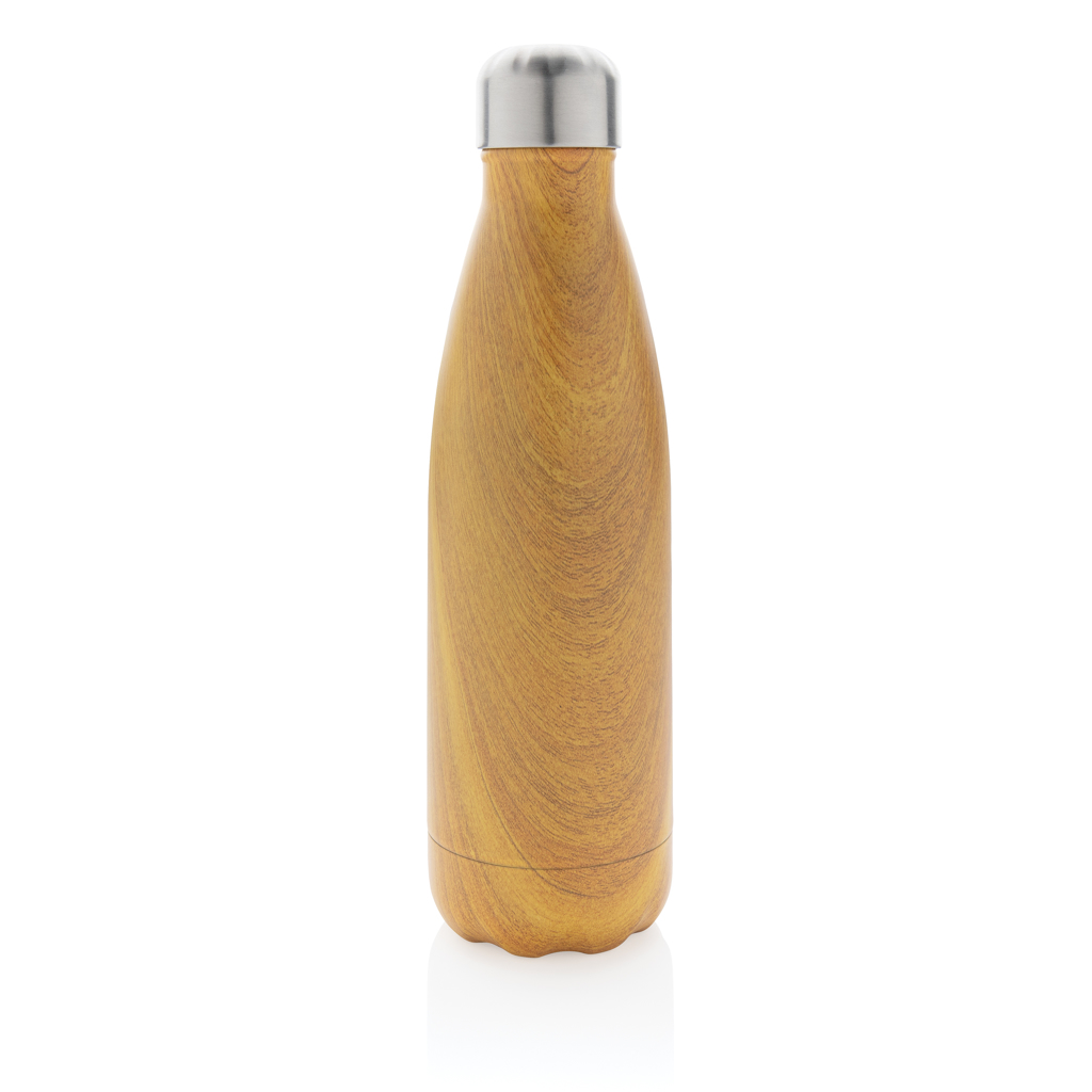 Flasche, Trinkflasche, Holzdesign, Stahlverschluss, Wiederverwendbar