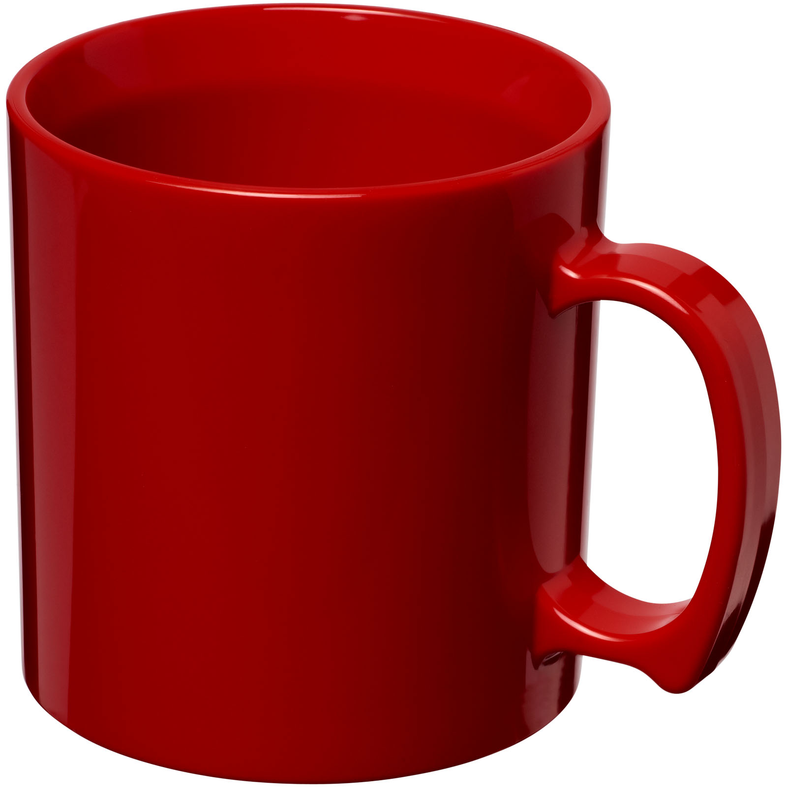 Tasse, rote Tasse, Kaffee-Tasse, Keramiktasse, Tassenhenkel, Kaffeetasse, Becher, Rot, Keramik, einfarbig, Tasse, Becher, Kaffee-Tasse, Rot, Porzellan-?/Keramik-Tasse