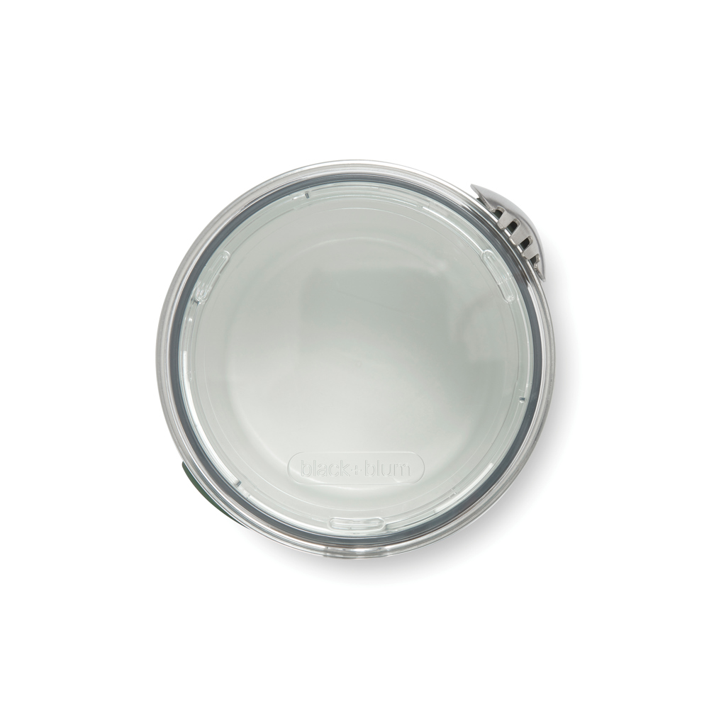 Glasdeckel, Klar, Rund, Transparenter Deckel, Kunststoffrand