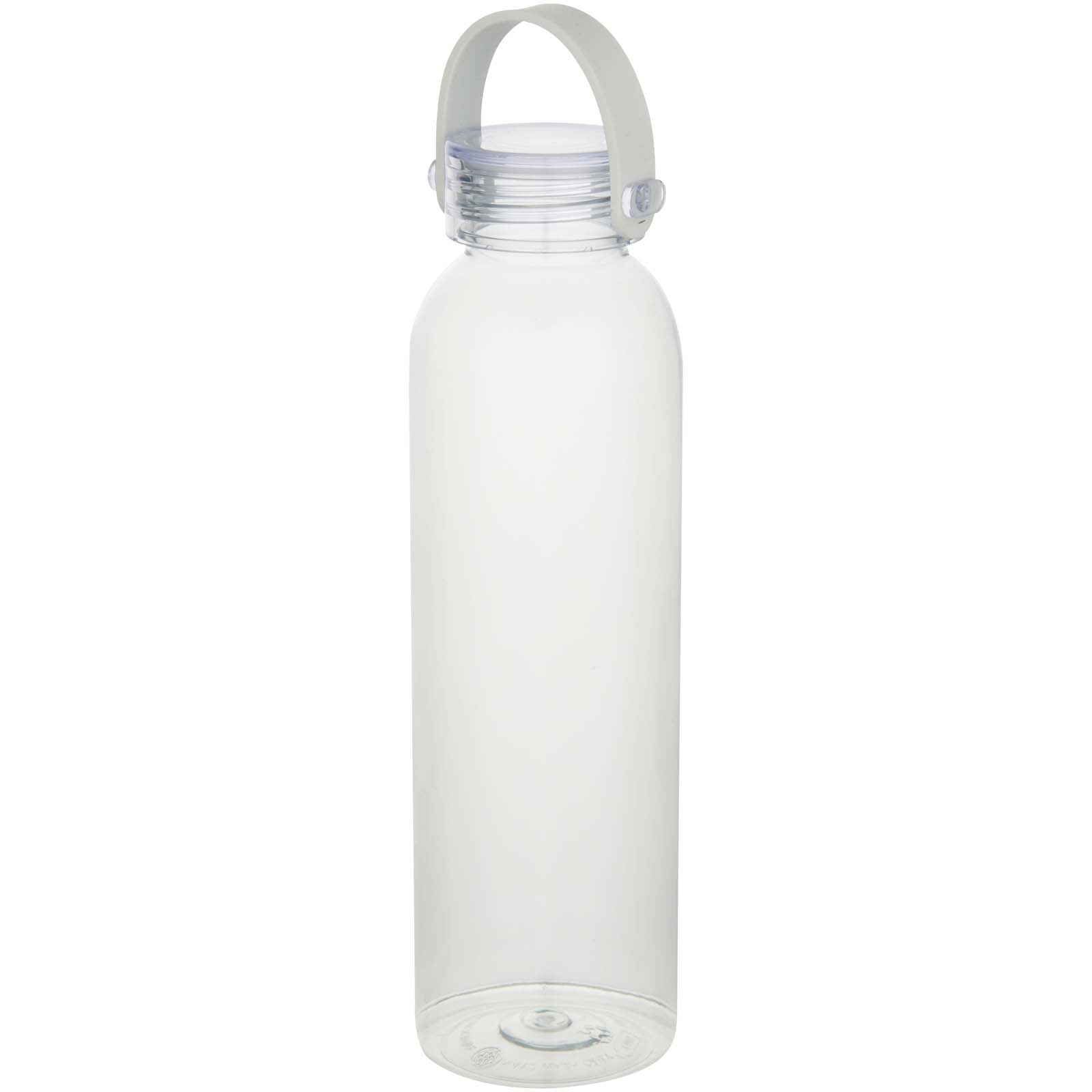 Flasche, Wasserflasche, Glasflasche, Trinkflasche, Trinkgefäß, Trinkflasche, Wasserflasche, Glasflasche, Silber/Transparent, Griffverschluss
