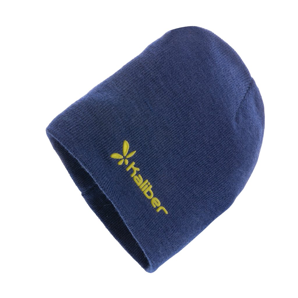 Mütze, Strickmütze, Wintermütze, Blau, Logo-Aufdruck