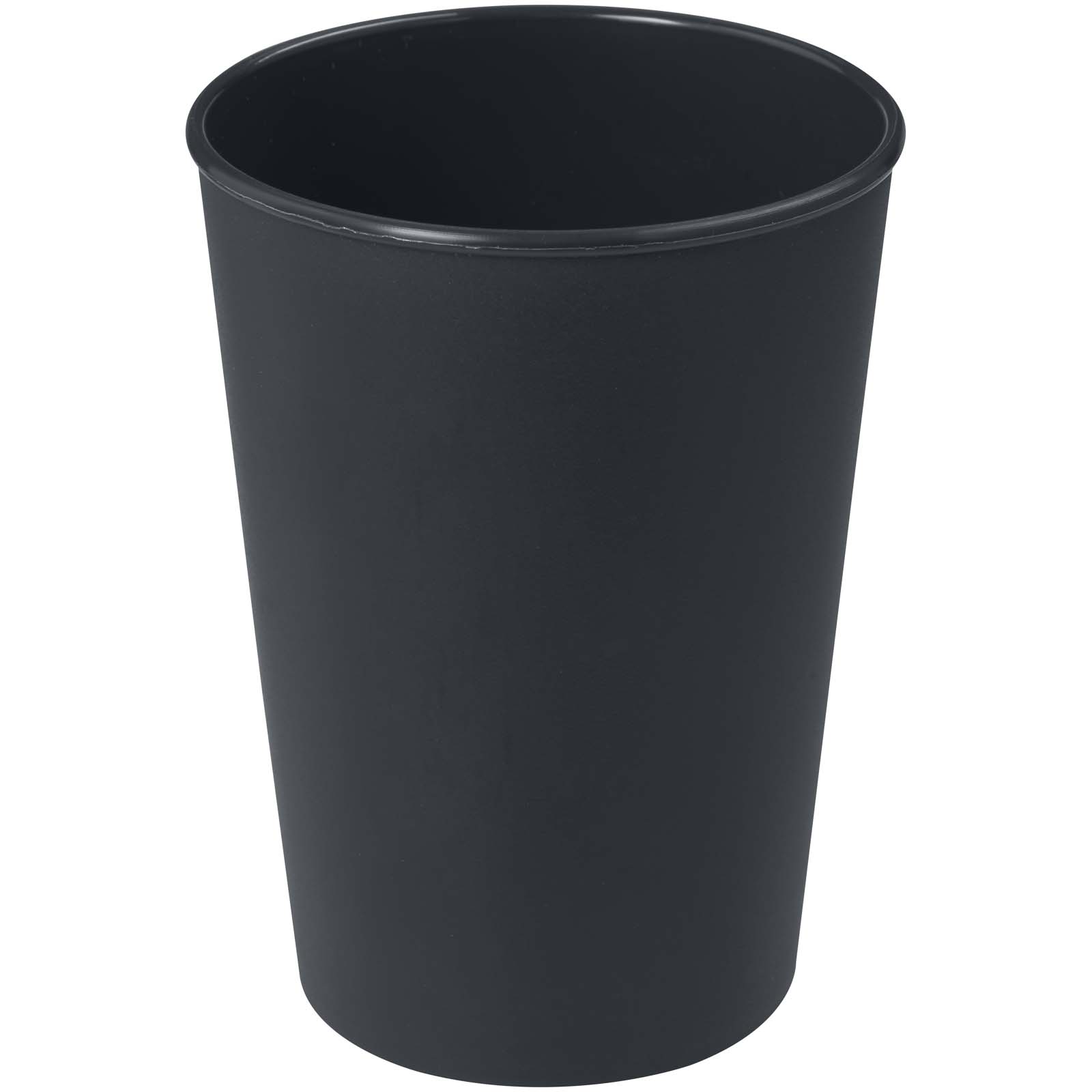 Becher, Becher aus Metall, Schwarz, Hoher Becher, Kegelform