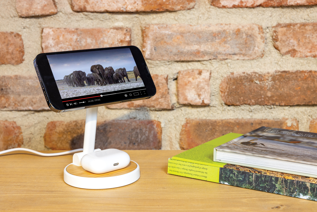 Handy, Holz, Überwachen, Bildschirm, Brot