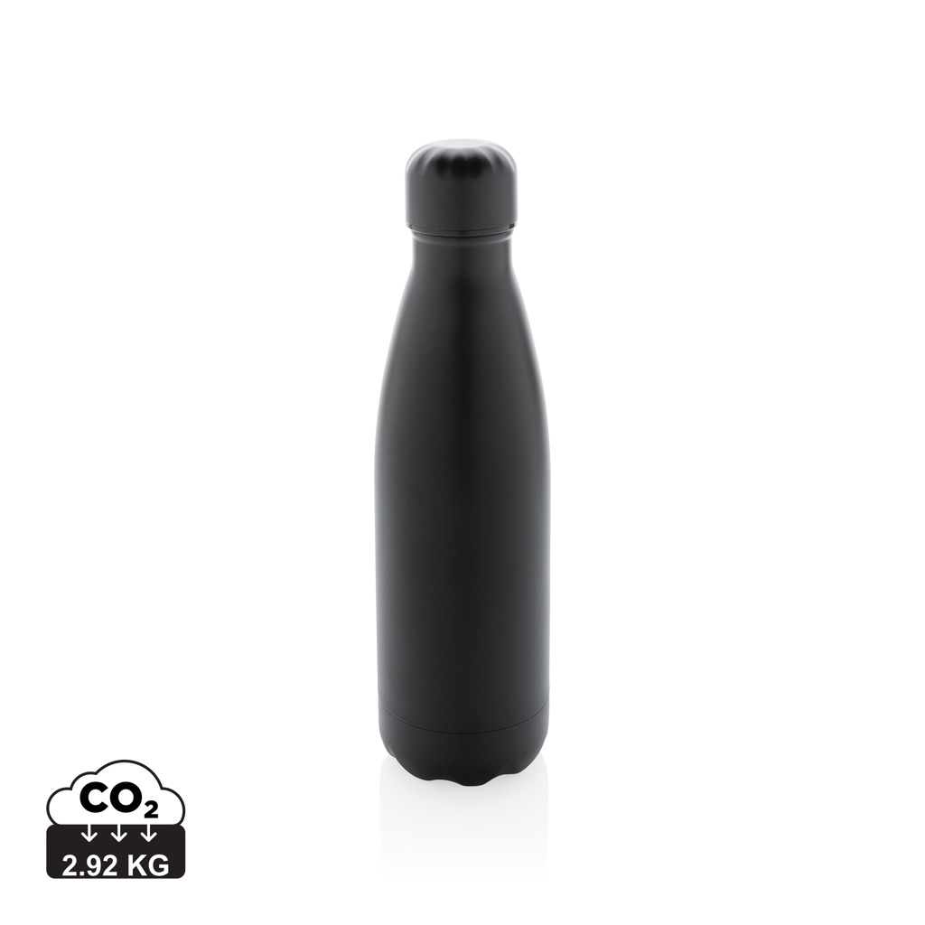 Flasche, Wasserflasche, Stahl, schwarz, Kappe, Wasserflasche, Stahlflasche, Matte Schwarz, Trinkflasche, Umweltfreundlich, flasche, Thermos, Trinkflasche, Edelstahl, schwarz