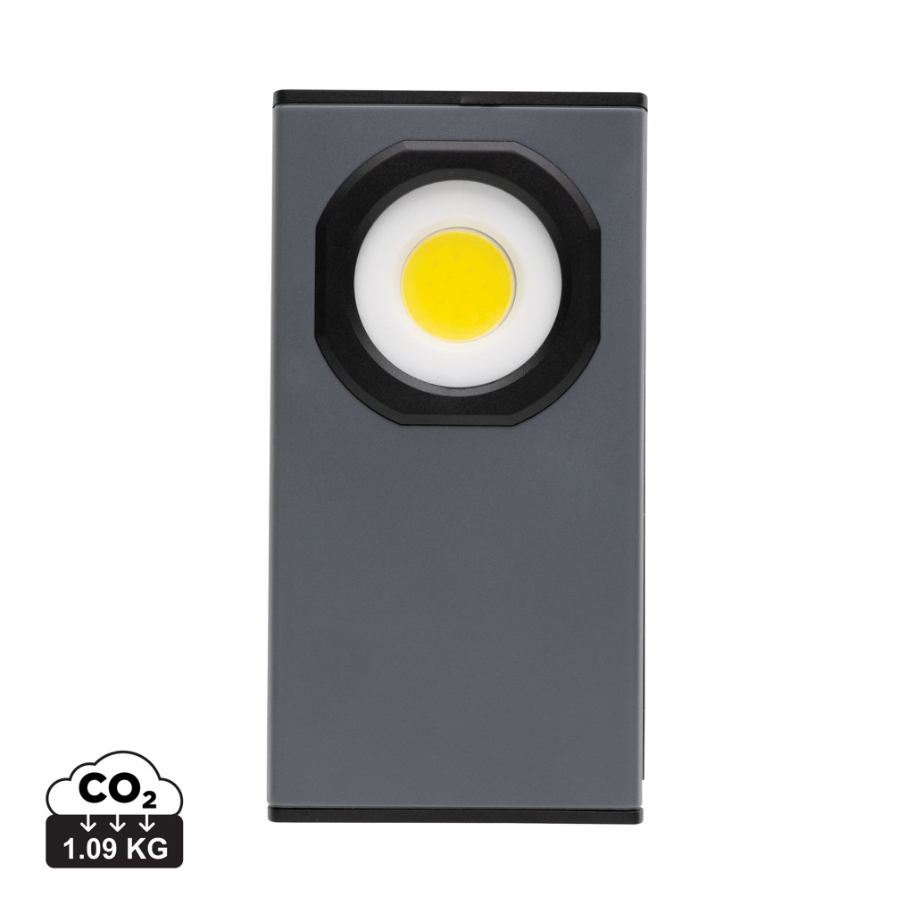 LED, Lichtquelle, Energieeffizient, Kompakt, Kopf-Lampe, LED, Stromsparend, Taschenlampe, Kompakt, Gehäuse grau, LED, Lampe, Taschenlampe, Flachbox, CO2 1.09 kg, LED-Licht, Taschenlampe, Kaltweiß, Energiesparend, CO2-kompensiert