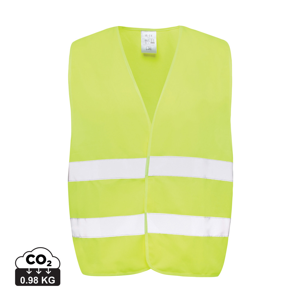 Bekleidung, Weste, Rettungsweste, Hi-Vis Weste, Sicherheitsweste, Reflektierende Weste, Hohe Sichtbarkeit, Ärmellose Weste, High-visibility vest, Safety vest, Reflektierende Streifen, Neon Gelb, Leichtgewichtig, hi-vis, safety, west, reflective, workwear