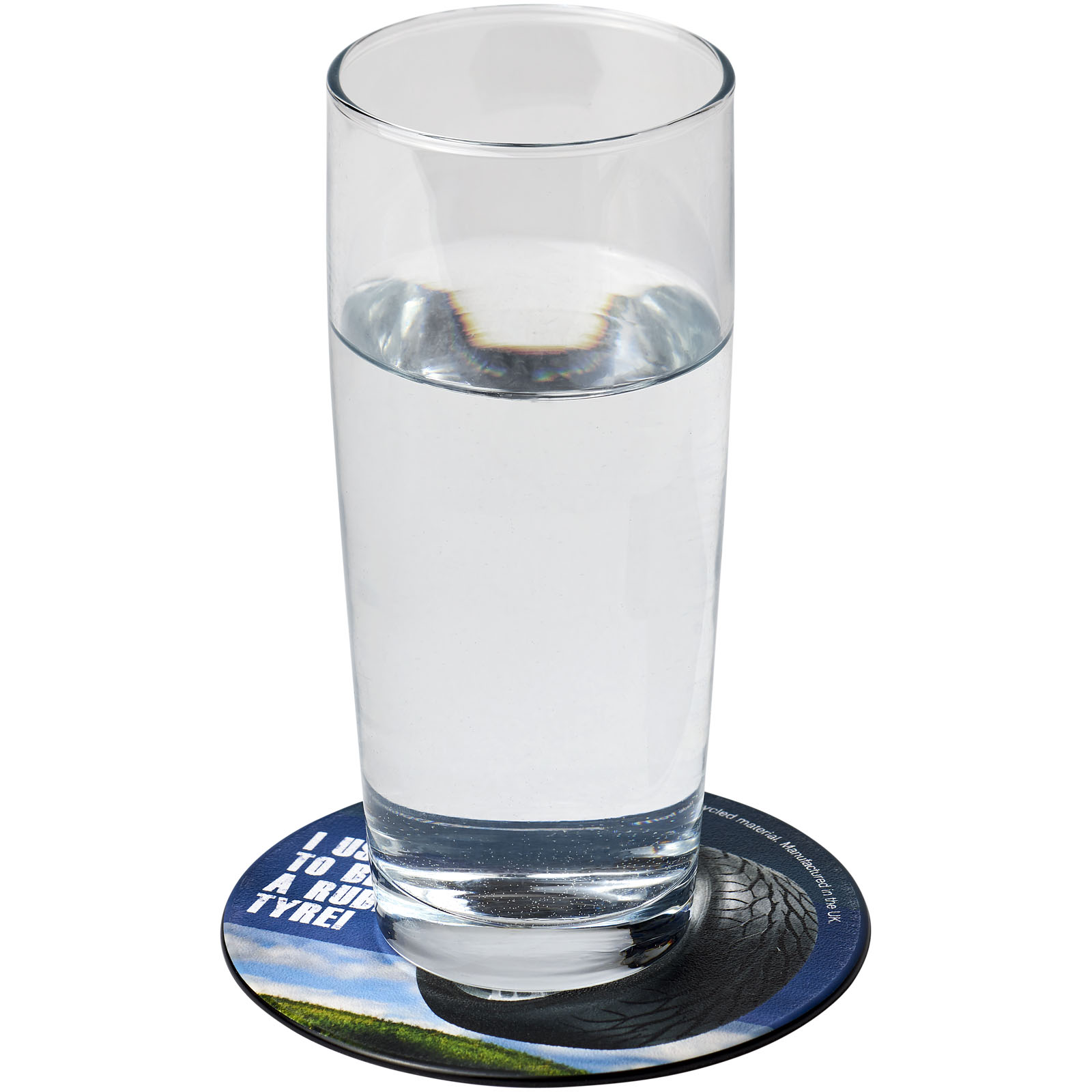 glas, trinkglas, hohes glas, untersetzer, transparent, Glas, Wasserglas, Hochglanz, Rundboden, Untersetzer, glas, trinkglas, transparent, becher, untersetzer