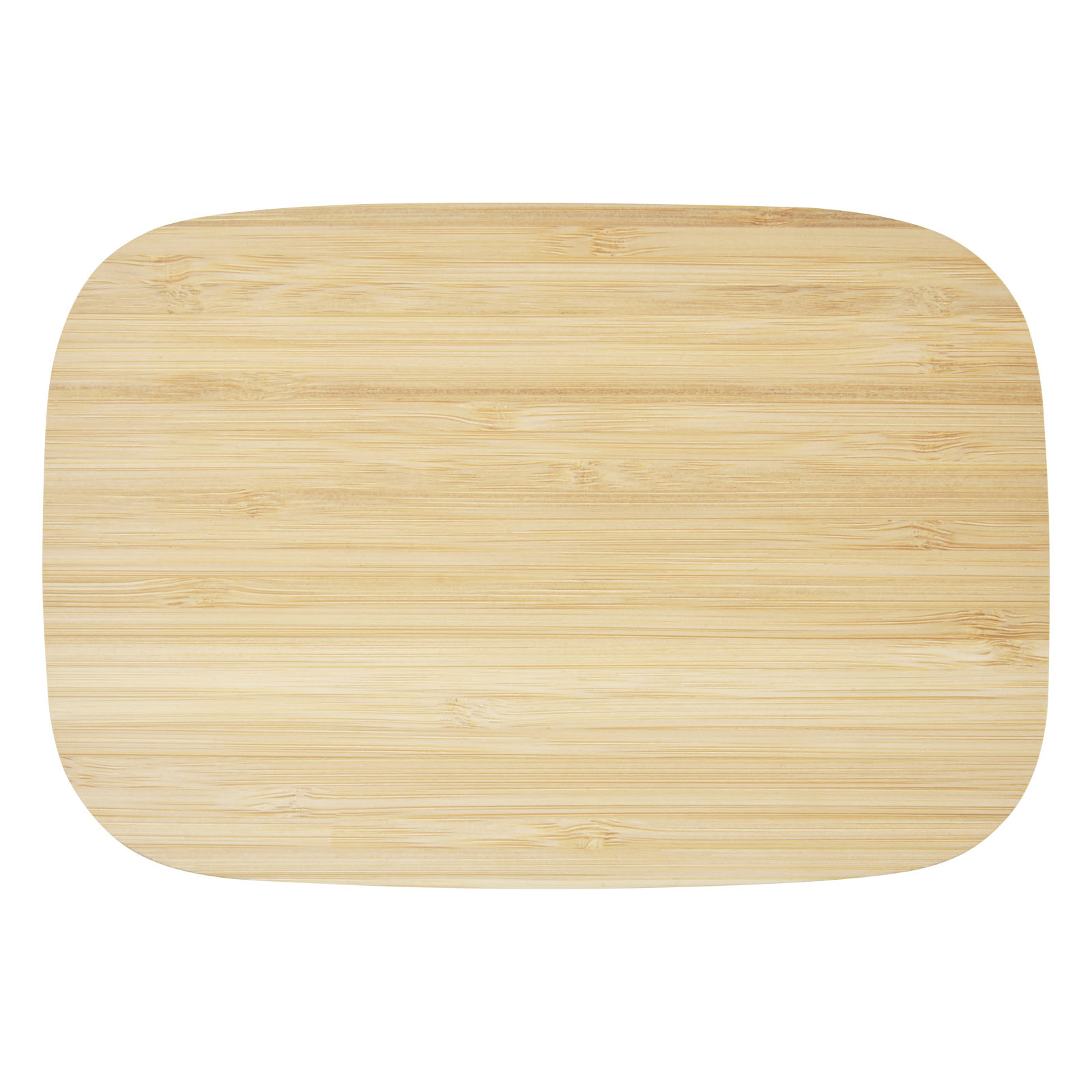 Bambusbrett, Holzschneidebrett, Gerundete Ecken, Helles Holz, Grainmuster