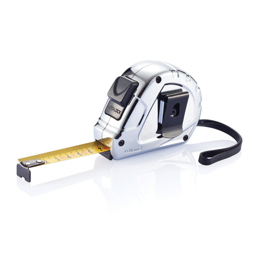 Diagramm, Handlung, Tape measure, Metal housing, Auto-lock, Measuring tape, Rounded body