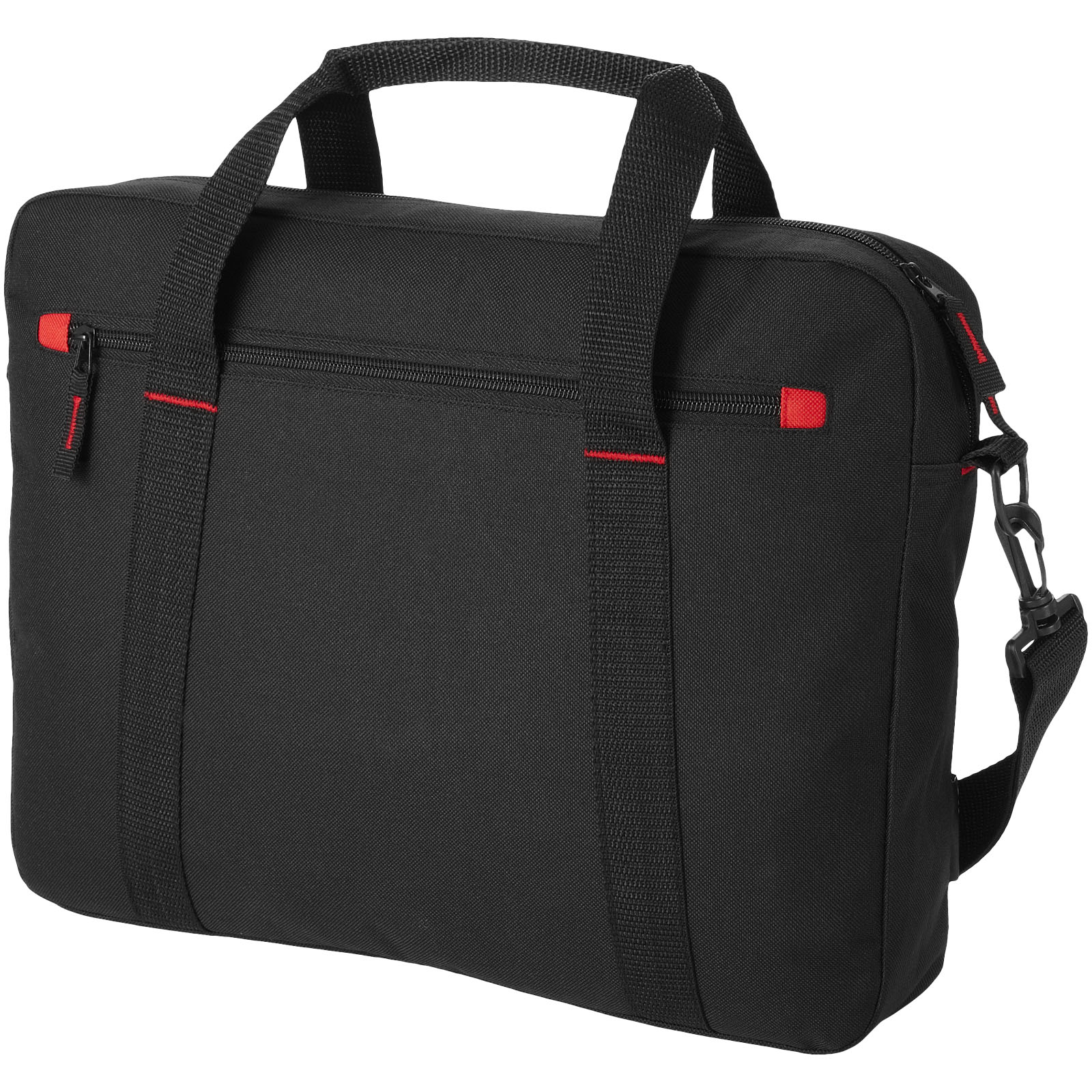 Laptoptasche, schwarz, Tragegriff, Reißverschlusstasche, Schultergurt, tasche, Schultertasche, schwarze Tasche, Reißverschlussfach, Tragegriffe,  Laptoptasche,  Messenger Bag,  Schwarz,  gepolstert,  Reißverschluss Tasche